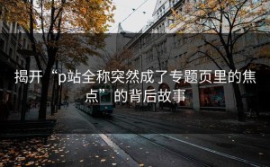 揭开“p站全称突然成了专题页里的焦点”的背后故事