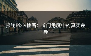 探秘Pixiv插画：冷门角度中的真实差异