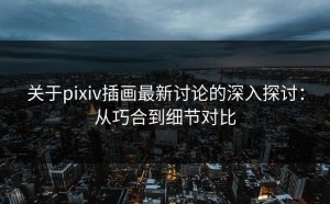 关于pixiv插画最新讨论的深入探讨：从巧合到细节对比